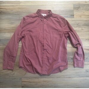 SLIM Fit - Men's XL - Long Sleeve-Button-Up Shirt-Actual color is "Red Herring"